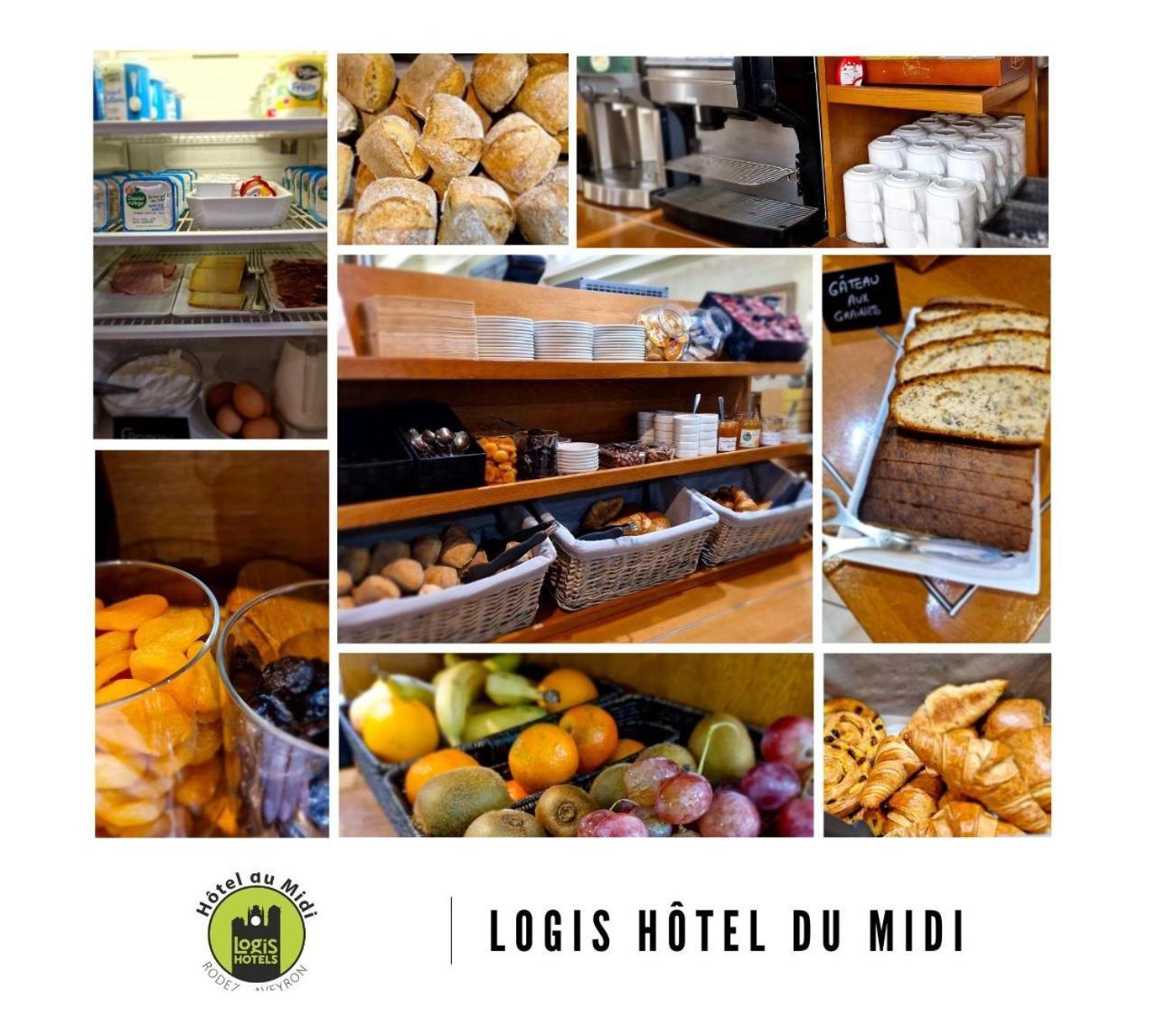 Logis Hotel Restaurant Du Midi - Rodez Centre Kültér fotó