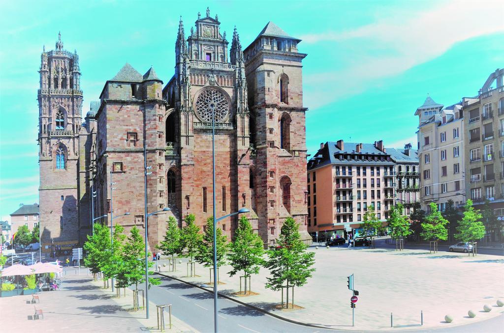 Logis Hotel Restaurant Du Midi - Rodez Centre Kültér fotó