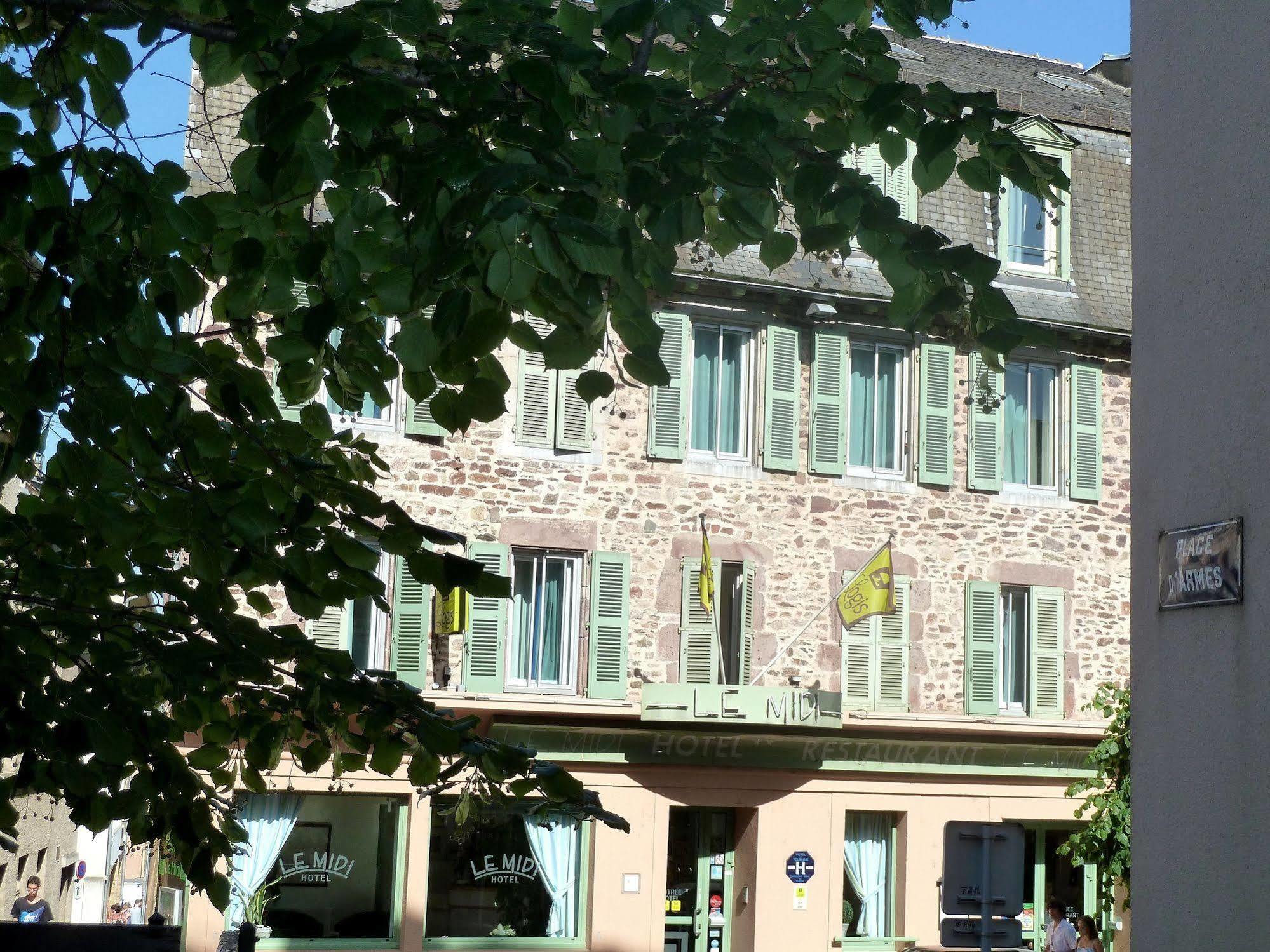 Logis Hotel Restaurant Du Midi - Rodez Centre Kültér fotó